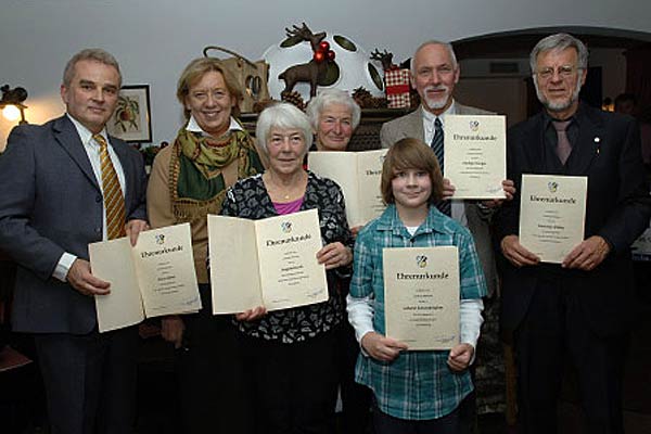 Foto: Die Preisträger der Umweltehrung 2010
