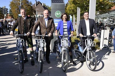 Foto: Eröffnungsfest des MVGRads im Landkreis München