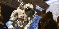 Foto: Ein Astronaut im Weltraum