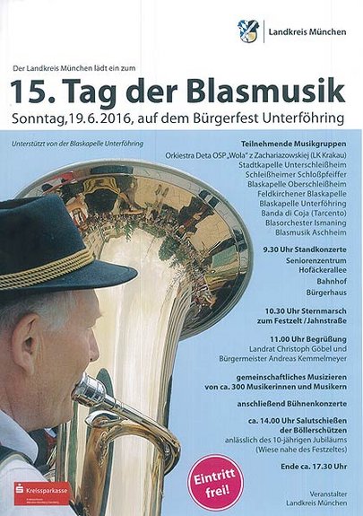 Foto: Plakat des Tags der Blasmusik