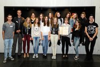 Foto: Ehrung 2014; 17b AK Schule