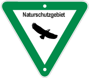 Schild: Naturschutzgebiet